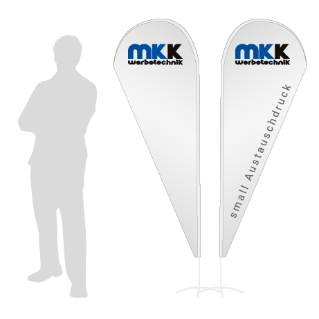 Beachflag Drop Austauschdruck | Small (210 cm) | beidseitig bedruckt