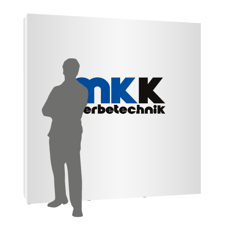 Textilfaltwand | 3 x 3 Felder gerade | einseitig bedruckt