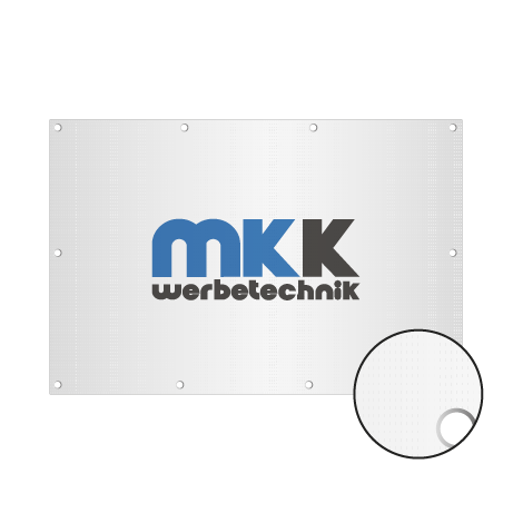 einseitig bedruckt