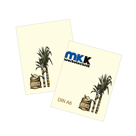 Drucksachen aus Zuckerrohrpapier